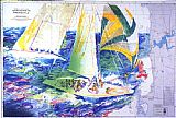 Cup Canvas Paintings - America's Cup Australia